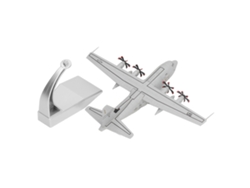 Ats-set De Modelo De Avión A Escala 1:200 De Metal Aleación Juguete Coleccionable Para Oficina