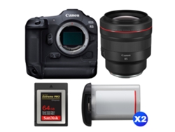 Canon Eos R3 + Rf 85mm F/1.2 L Usm + 1 Sandisk 64gb Extreme Pro Cfexpress Type B + 2 Canon Lp-e19 + Ebook “20 Consejos Para Fotos Que Impactan”