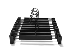 Cierres Para Pantalones Con Ganchos Giratorios De 360°, Clips Ajustables, 10 Unidades, Color Negro.