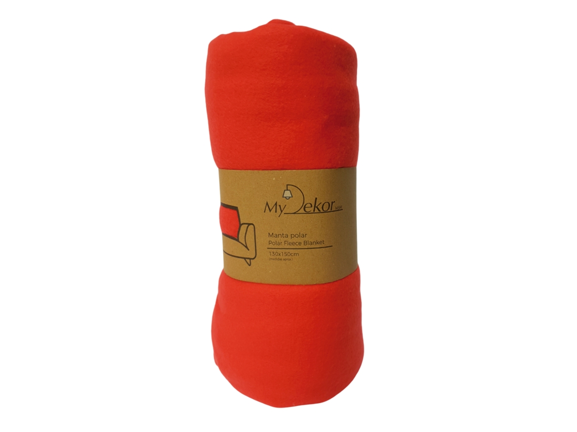 Manta Polar 130x150 Cm 210 G/m2 Rojo