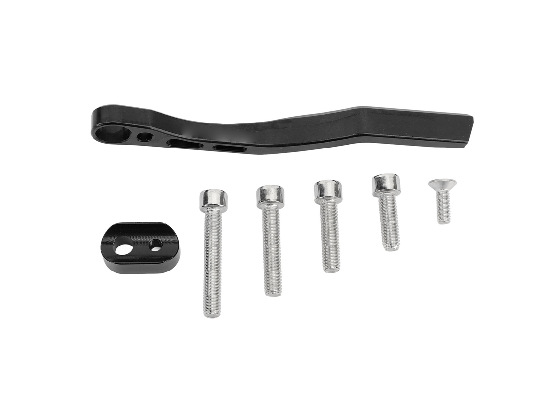 Protector De Cadena De Bicicleta De Aluminio Anodizado Anticaída Para Bicicletas De Carretera, Color Negro.