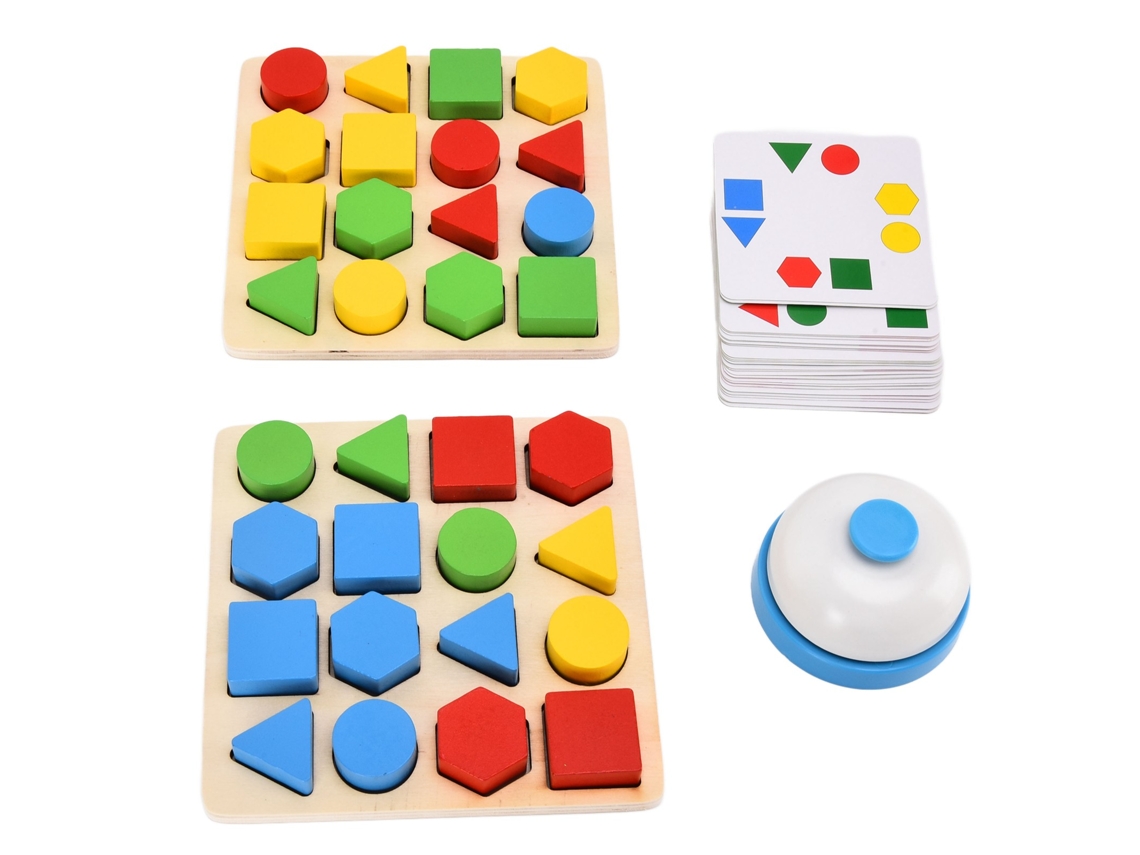 Brinquedo De Quebra-cabeça Geométrico Educativo Interativo Blocos Que Estimula Habilidades Cognitivas E Aprendizagem Pré-escolar
