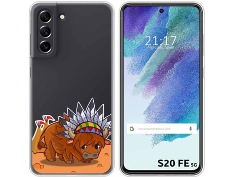Carcasa Samsung Galaxy S21 FE 5G TUMUNDOSMARTPHONE Bufalo Multicolor