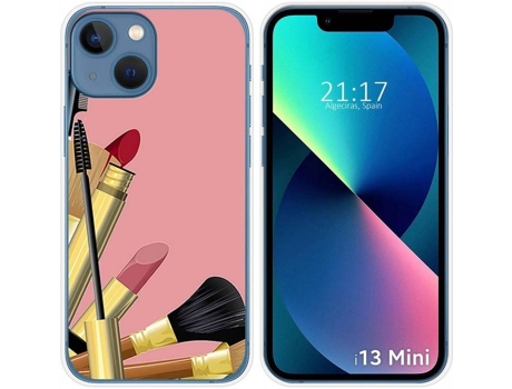 Carcasa iPhone 13 Mini (5.4) TUMUNDOSMARTPHONE Brochas Dibujos Multicolor