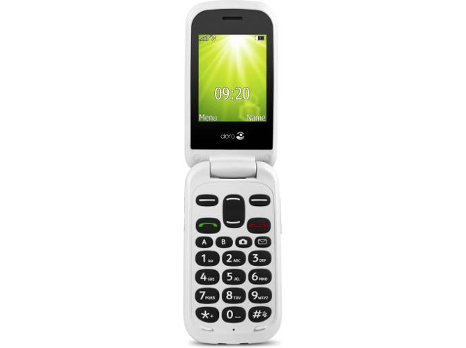 Teléfono móvil DORO 2404 Senior (2.4'' - 2G - rojo, blanco)