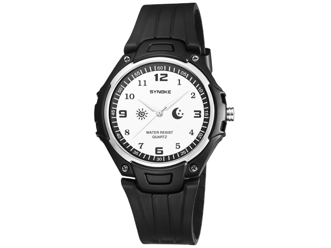 Reloj De Pulsera Analógico De Cuarzo Impermeable Redondo Para Hombres Synoke