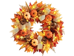 Guirnalda Decorativa Para Puerta, Decoración Otoñal De 45 Cm - Guirnalda Festiva Para Cocina Y Hogar