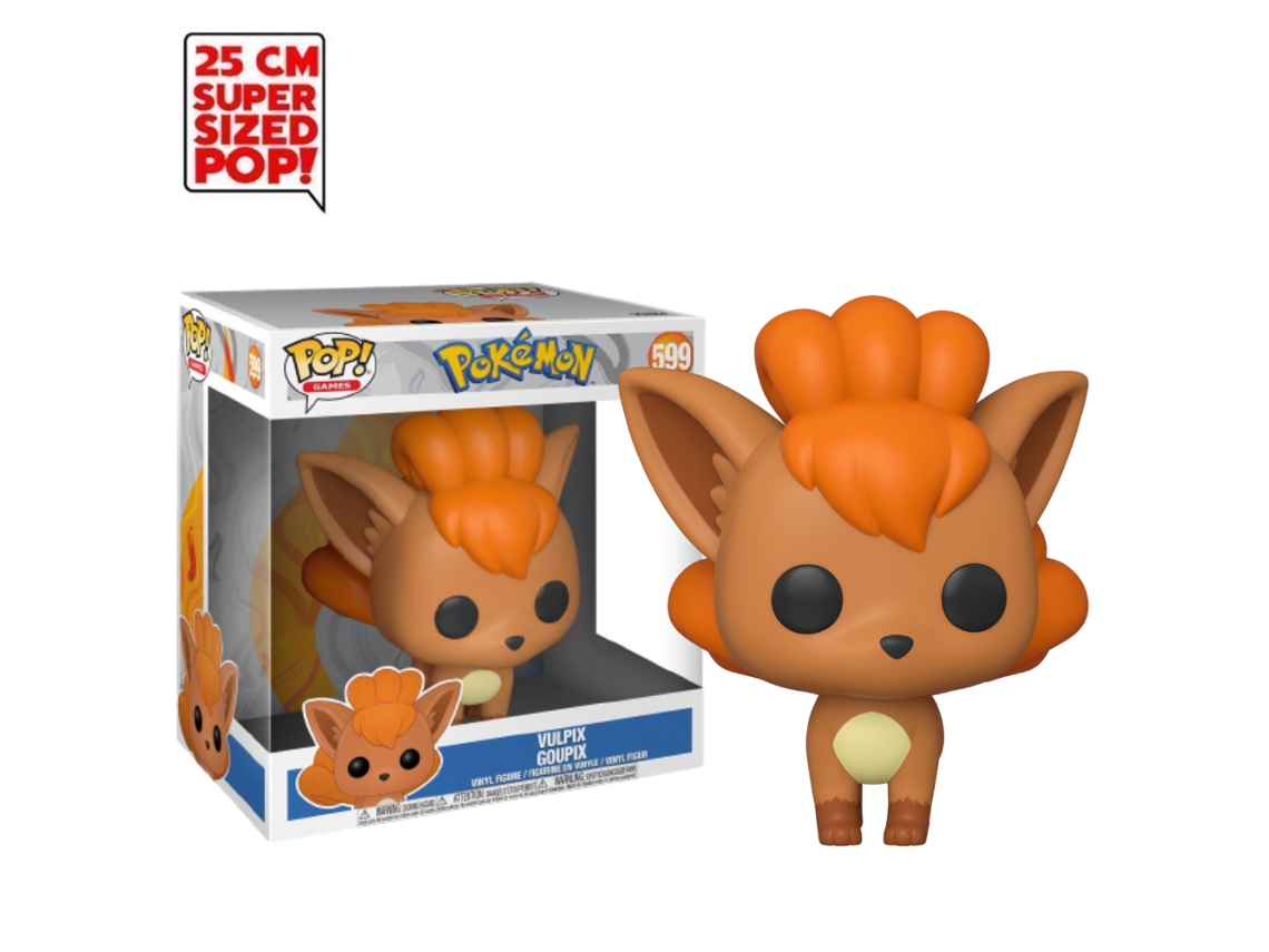 ¡Figura FUNKO Pop! ¡Vulpix 25Cm Super Sized Pop! Pokémon 599