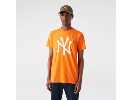 Camiseta NEW ERA Hombre (S - Naranja)