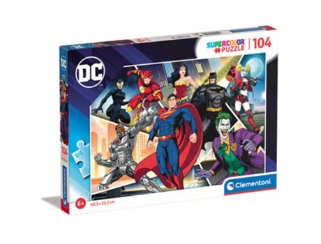 Puzzle 104 Piezas Dc Comics 25722 CLEMENTONI