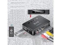 Receptor Bluetooth 5.0 Transmisor FM Bluetooth para computadora con adaptador Bluetooth tres en uno Rosewell
