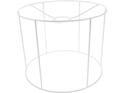 Soporte redondo de hierro con enchufe, estructura metálica para lámparas de mesa y colgantes de bricolaje, duradero y
