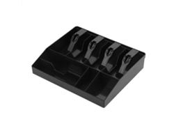 Cajón Portamonedas Con Ocho Compartimentos Para Almacenamiento Seguro (negro)