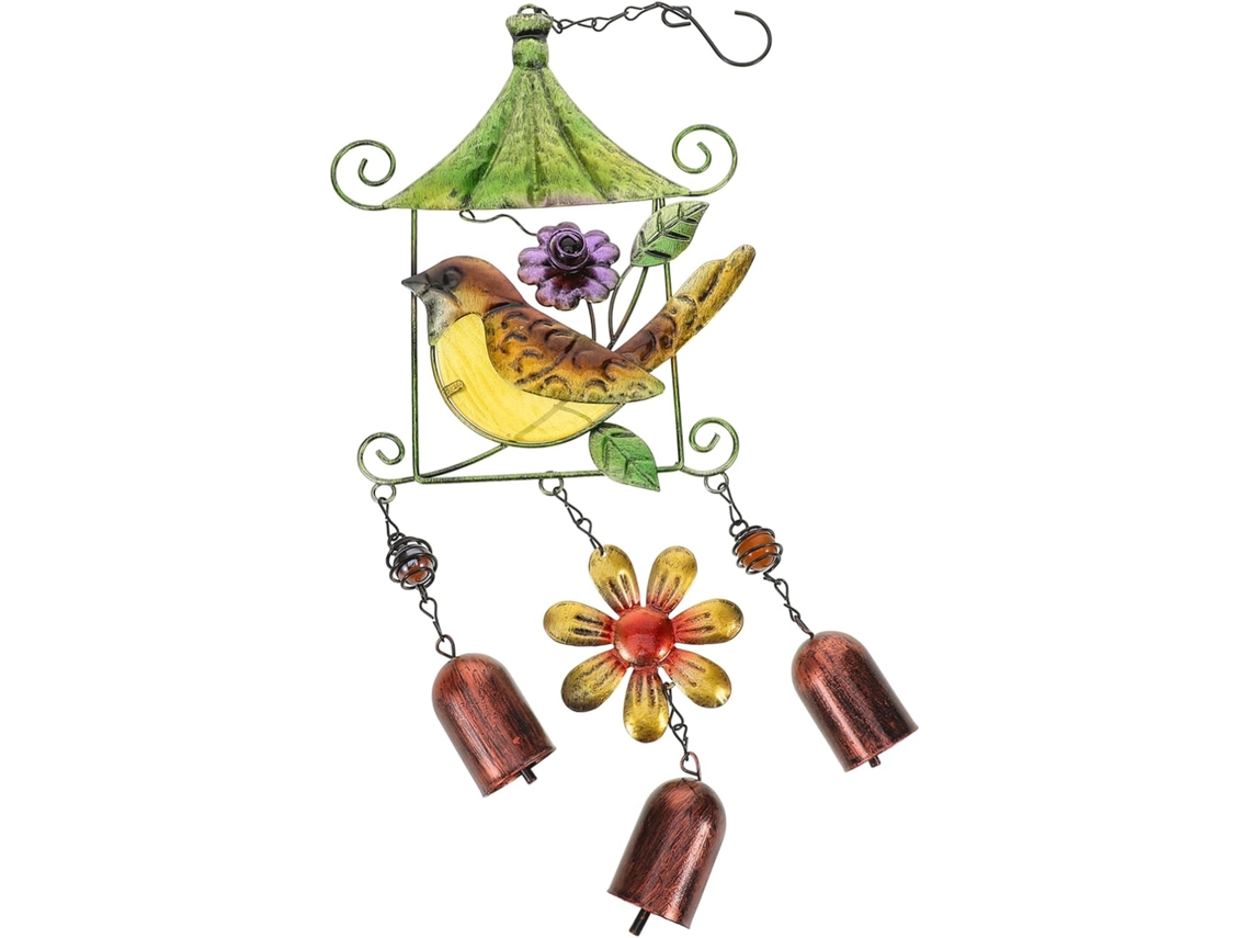 Campana De Viento Decorativa De Material Resistente, Campana Colgante Para Pájaros.