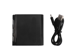 Batería De Repuesto Para Cámara De 7,2 V Y 7800 Mah Con Puerto Usb Tipo C Para Np F980 Cccd Tr1 Ccd Tr200