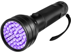 Linterna Led De Aluminio 51, Led Uv, Aleación Negra, Impermeable, Práctica Y