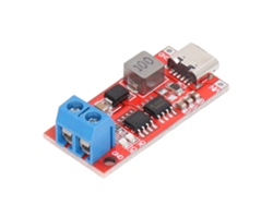 Módulo cargador de batería de iones de litio 4S, USB-C a placa de carga de refuerzo de 16,8 V, entrada de 4 A, carga de 1,12 A, color rojo