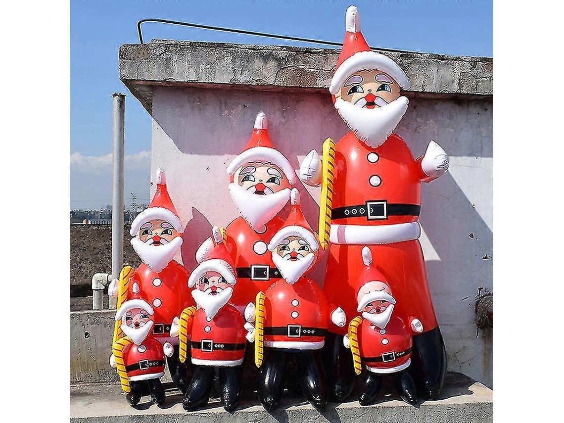 Omni-muñeco Inflable De Papá Noel Para Jardín Decoración Navideña Fiesta Material Pvc Talla 43-110cm 43 Cm