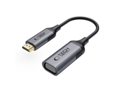 Adaptador HDMI TECH PROTECT Ultraboost para VGA Full HD 60 Hz, color negro