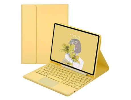 Carcasa Flip Cover y Teclado Bluetooth YIMGOTTA TS12C para iPad 10.2(2021/2020/2019)/iPad Air 10.5/iPad Pro10.5
