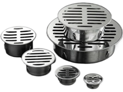 1 Tapa De Desagüe Acero 63 Mm, Duradero, Resistente, Corrosión, Acero Inoxidable, Elegante