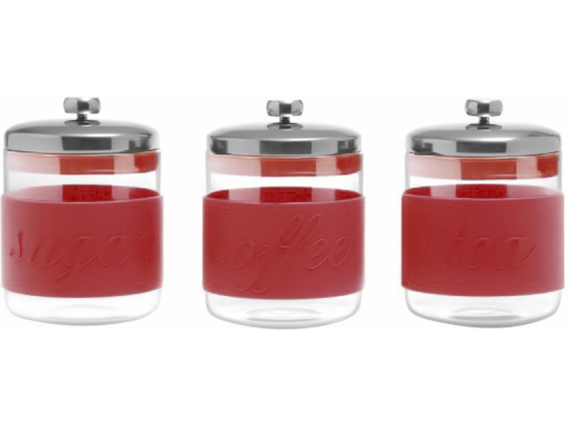 Frascos SALT & PEPPER Barista (Silicona y Acero Inoxidable - 3 und)