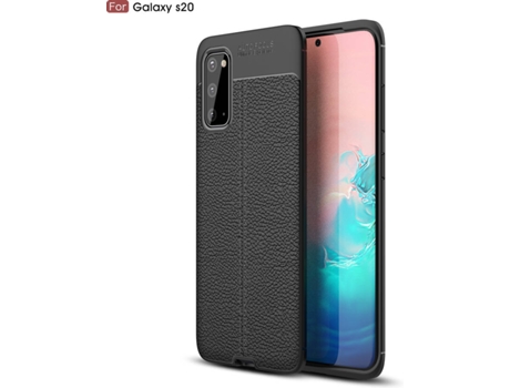 Carcasa Samsung S20 Rugged Leather Negro