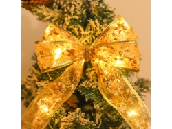 Guirnalda de luces navideñas de 4 m con 40 LED, luz dorada cálida, reutilizable.
