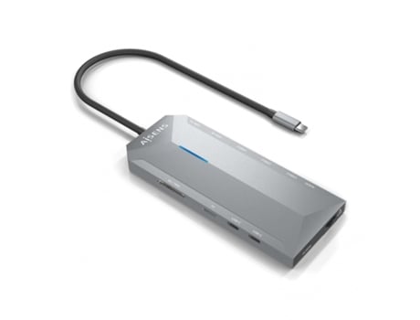 Base Usb-C AISENS 12 en 1 2Xhdmi 1Xrj45 3Xusb-A 2Xusb-C 1Xusb-C Audio 15Cm