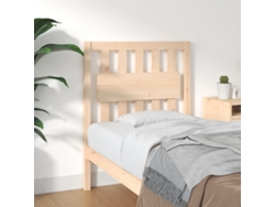 Cabecero De Cama Madera Maciza De Pino 80,5x4x100 Cm