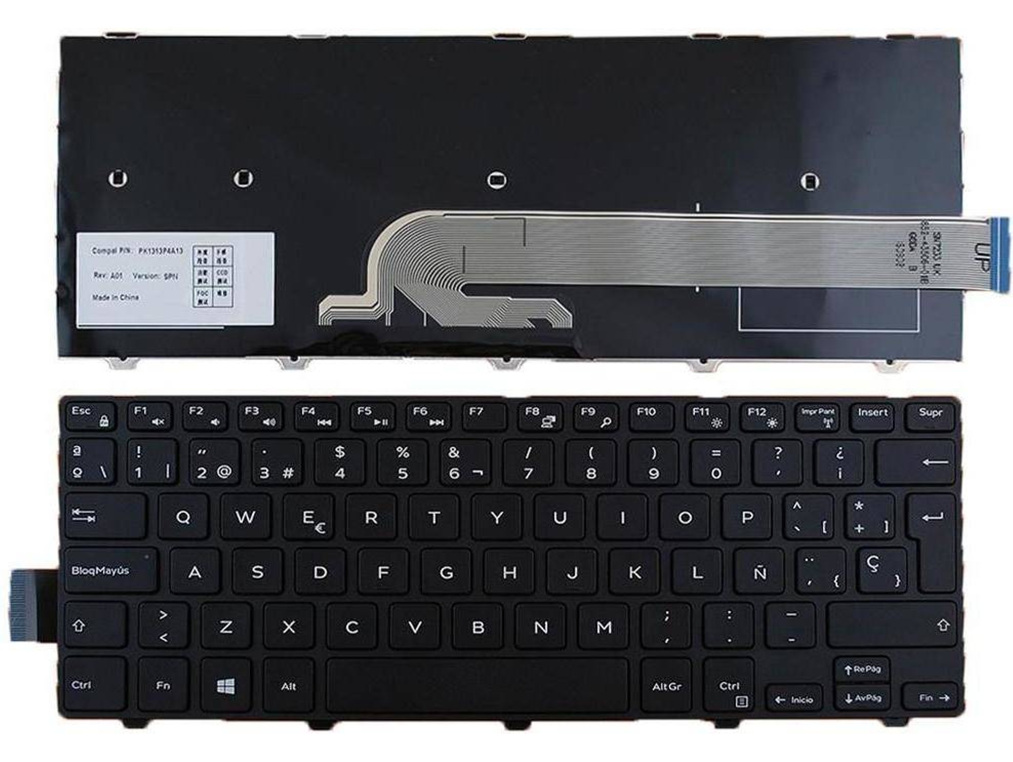 Teclado para Portátil Dell Inspiron 14-3000 5447 5442 5445
