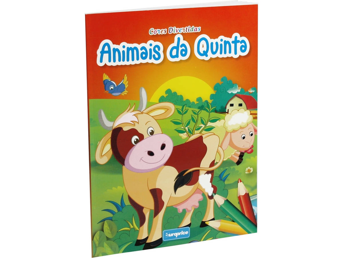 Libro Cores Divertidas - Animais da Quinta de EUROPRICE (Portugués)