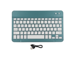 Teclado Inalámbrico Pequeño Con Panel Táctil Para Pc, Ios Y Tabletas, Batería De Larga Duración, Conexión Estable, Color Rosa.