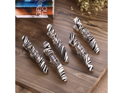 2026 - Conjunto de 5 Presilhas de Cabelo de Plástico com Formato de Zebra e Crocodilo, Ferramentas para Dividir o Cabelo e Pentear, Acessórios de Beleza