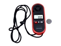 Anemómetro Digital Portátil Para Medir La Velocidad Del Viento Y La Temperatura En Sistemas De Climatización Domésticos (de -10 °c A 45 °c).