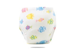 Pañales lavables para bebé, calzoncillos de entrenamiento, talla 100, pez pequeño (apto para gatos de 16 a 26 años)
