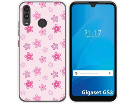 Carcasa Gigaset GS3 TUMUNDOSMARTPHONE Flores Multicolor