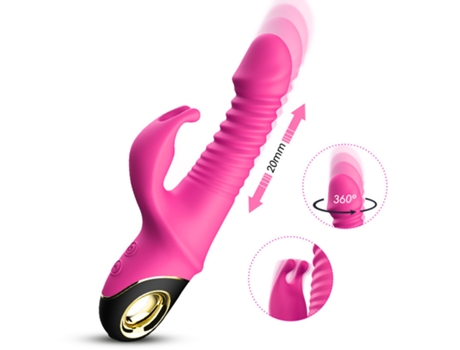 Vibrador PETHUEL Punto G multifrecuencia ZDB-0630-191 Rosa roja