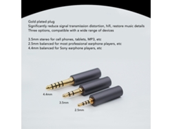 Cable De Repuesto Mejorado Para Auriculares Ath Im04 Im03 Im02 Im01 Im50 Im70 Con Conectores De 3,5 Mm, 2,5 Mm Y 4,4 Mm.