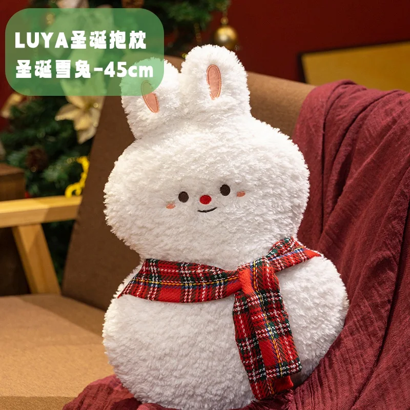 (conejo De Nieve 45 Cm) Almohada Para Adultos, Respaldo, Cojín De Asiento, Cojín De Respaldo