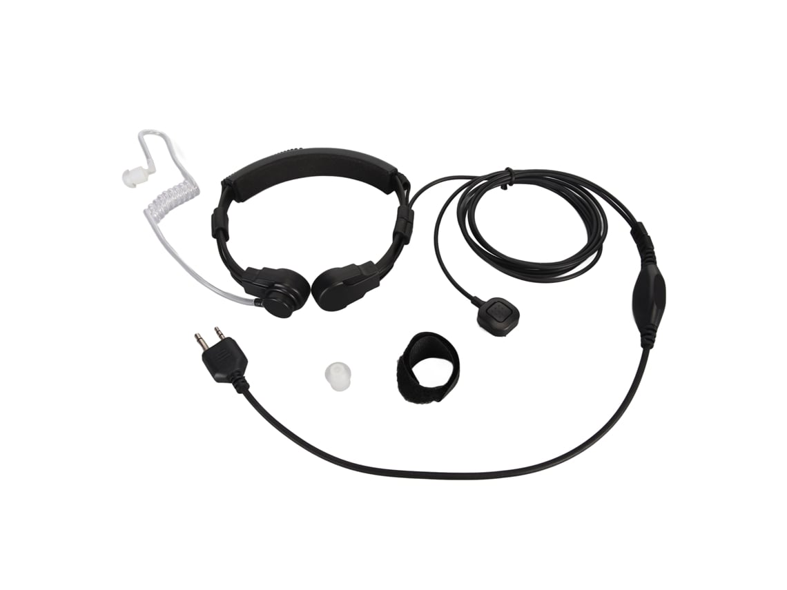 Fone De Ouvido Com Microfone De Garganta E Tubo Acústico Com Ptt Para Alan Midland Lxt600vp3 Lxt500vp3 Gxt1050vp4 Gxt1030vp4