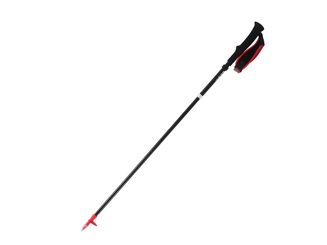 1 Bastón telescópico plegable y ajustable, rojo.