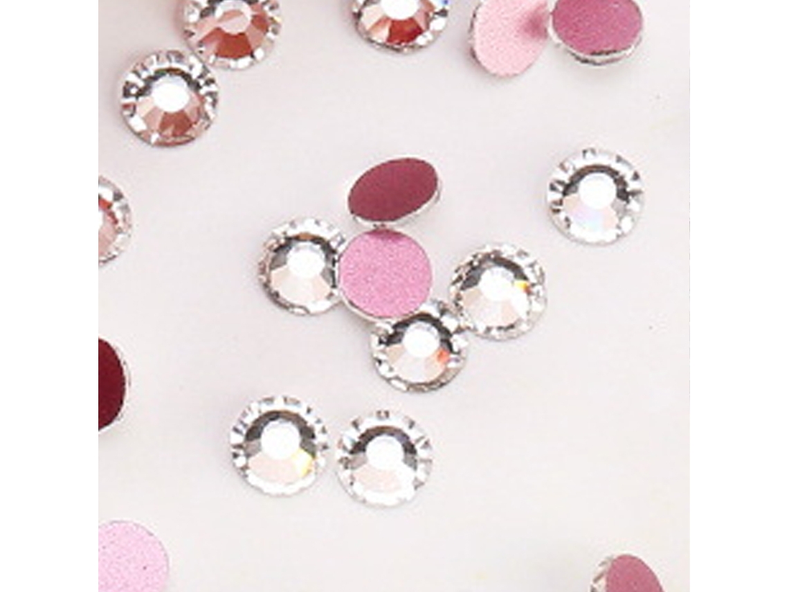 Cristales de uñas con base plana, posavasos de cristal para decoración de uñas y disfraces de baile KOFIHETY