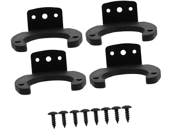 Juego De 4 Soportes De Pared Para Micrófono, De Silicona Suave Y Metal Resistente, Gancho Inalámbrico