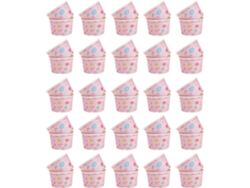 Juego De 50 Cuencos De Papel Grueso Para Helado, Tamaño Grande, Amarillo Brillante.