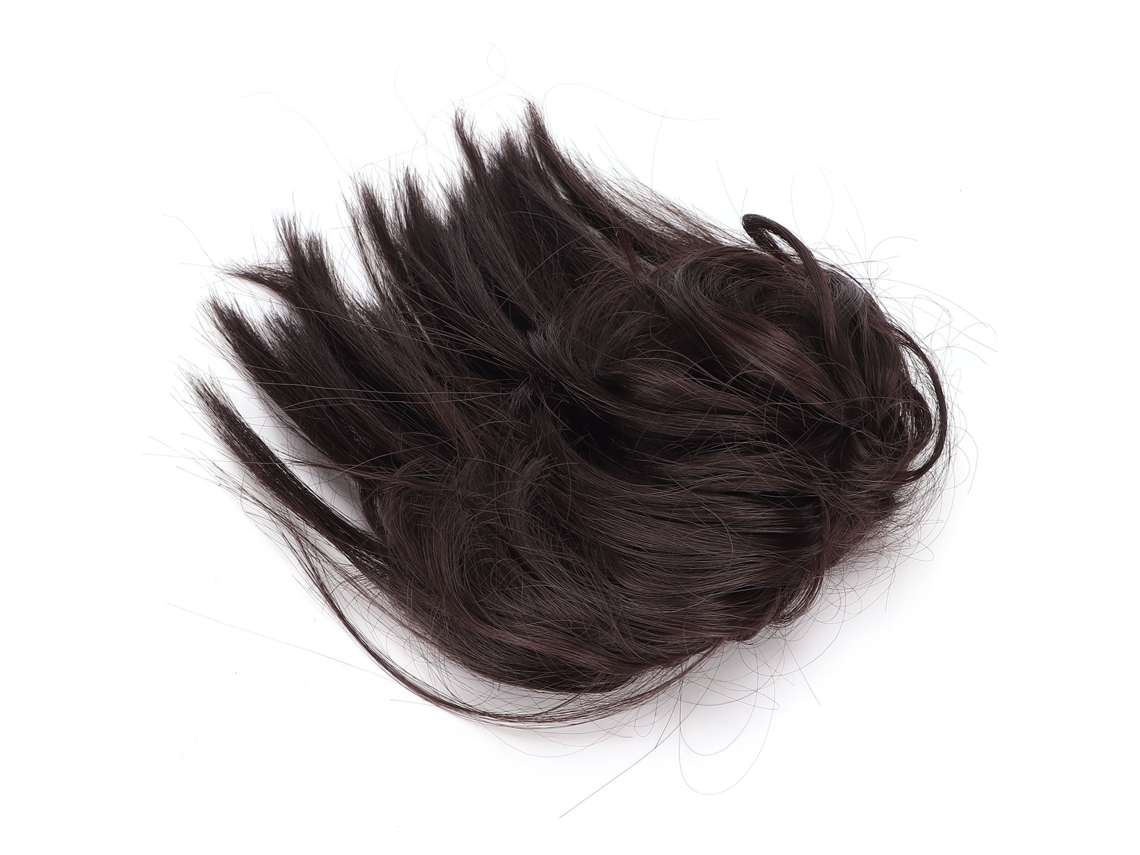 MEOIRUERY Accesorio de pelo con cola de caballo y moño desordenado, extensión de pelo sintético elástico para mujeres