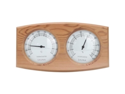 Termómetro-higrómetro 2 En 1 De Madera De Cedro Para Sauna, Rango De 10 A 120 °c, Accesorio Para Sauna, 2025