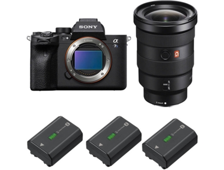 Kit Cámara Mirrorless, Objectivo y Baterías SONY Alpha III (12.1 MP - Sensor: R ISO: 80 a 102400) |