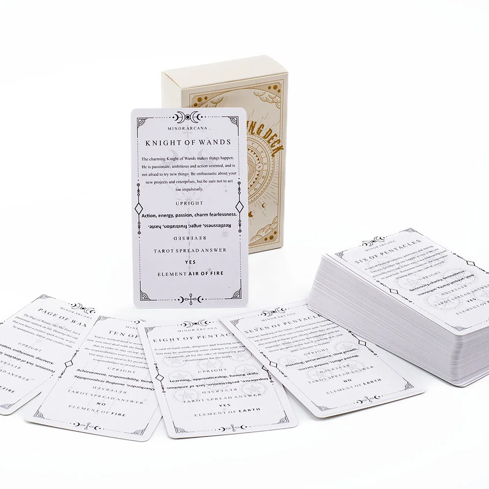 Aprendiendo Tarot para Principiantes: Juego de Adivinación de 81 Cartas MDUG (Versión en Inglés)