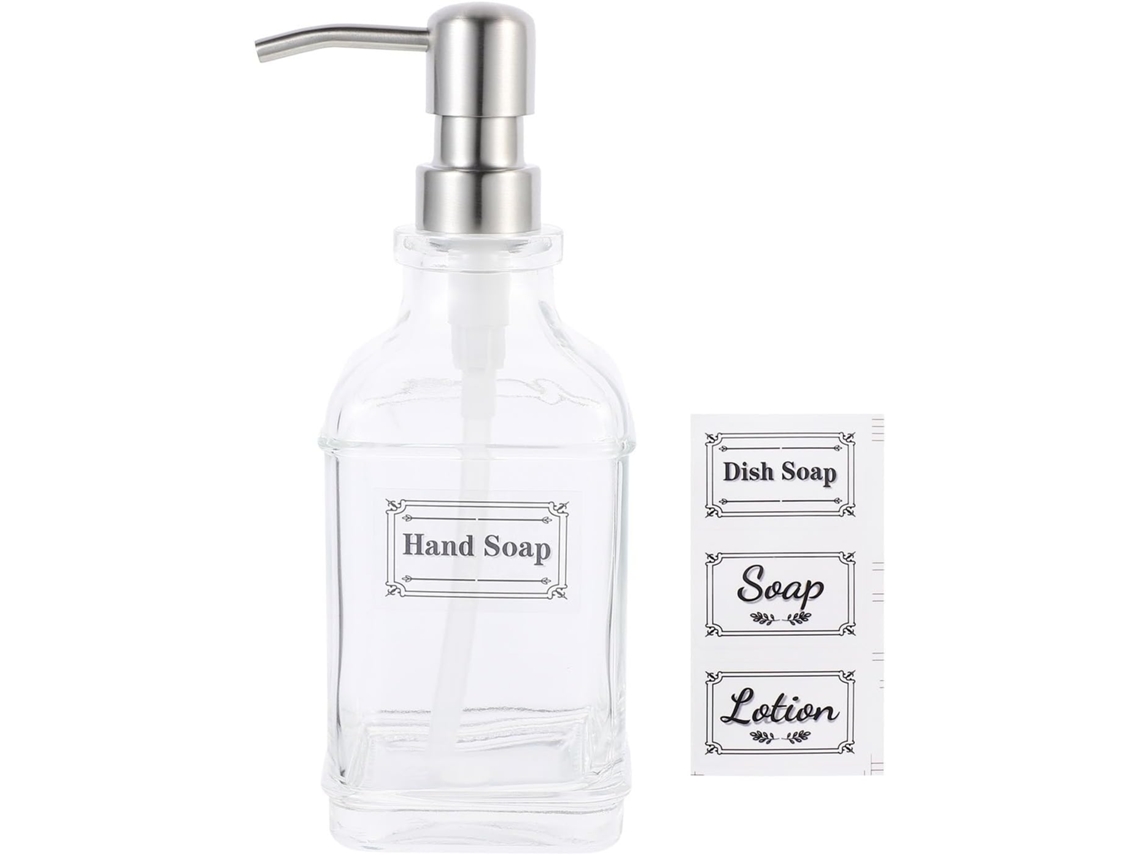 Dispensador Loción 300 Material Sintético Ligero Ancha Diseño Simple Elegante Viaje Ml Boca Casa